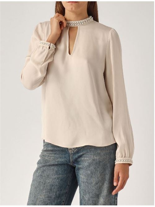 Blusa in crepe con ricami TWINSET | 242TT2262.11952